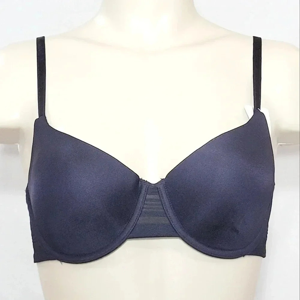 36B Vanity Fair 75273 Beautifully Smooth Invisible Lines Bra‎ Black NWT